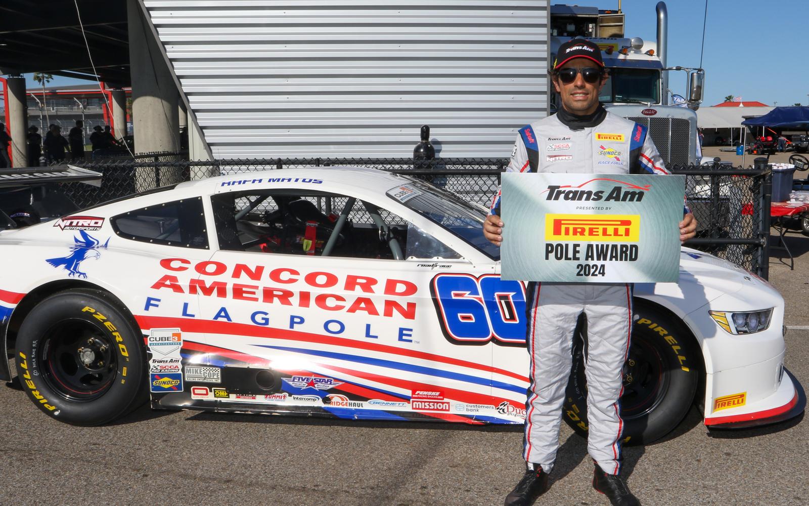 Rafa Matos Earns CUBE 3 Architecture TA2 Series Pole Award at NOLA Motorsports Park 